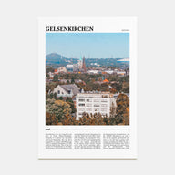 Gelsenkirchen Travel Color Poster