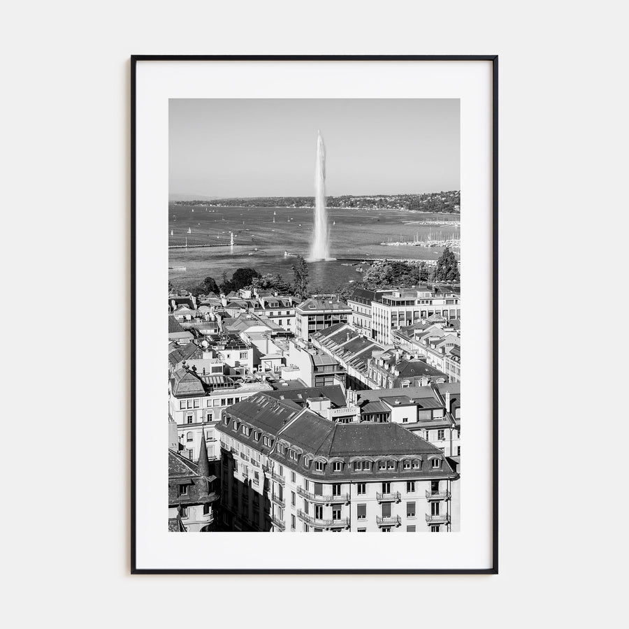 Geneva Photo B&W Poster