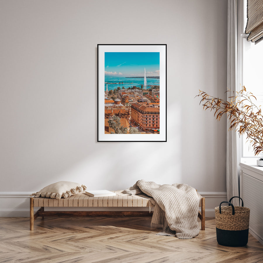 Geneva Photo Color Poster