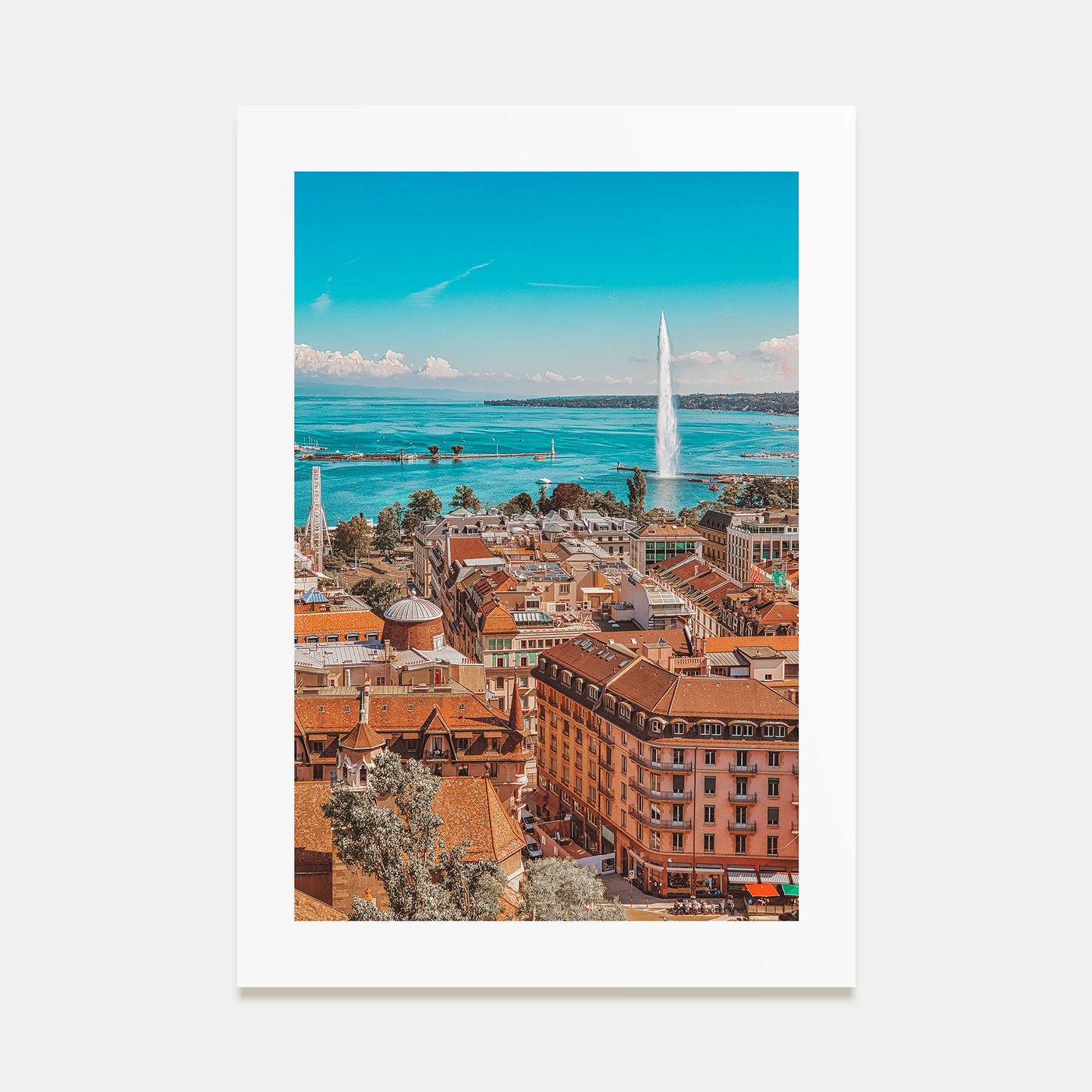Geneva Photo Color Poster
