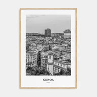 Genoa Portrait B&W Poster