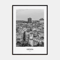 Genoa Portrait B&W Poster