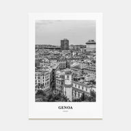 Genoa Portrait B&W Poster