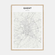 Gent Map Portrait Poster
