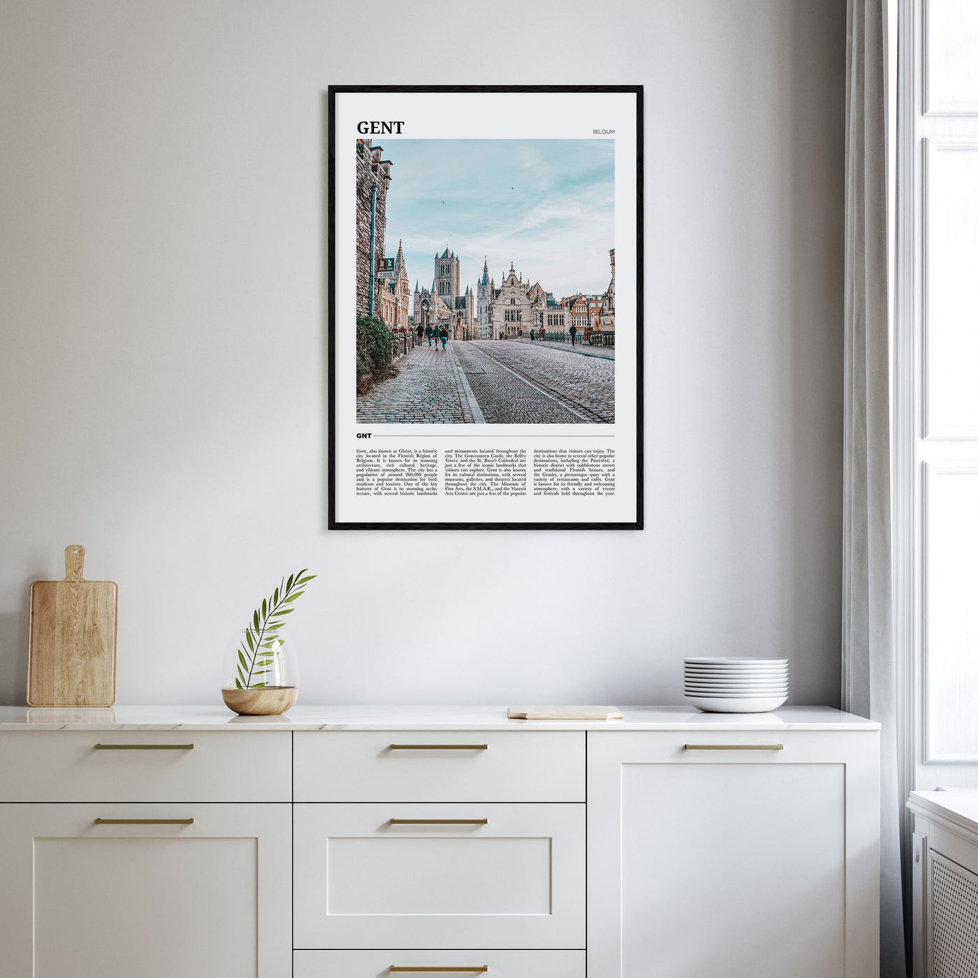 Gent Travel Color Poster