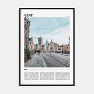 Gent Travel Color Poster