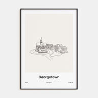 Georgetown, Guyana Drawn Poster