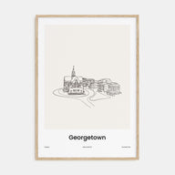 Georgetown, Guyana Drawn Poster