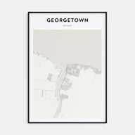 Georgetown, Guyana Map Portrait Poster