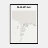 Georgetown, Guyana Map Portrait Poster