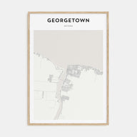 Georgetown, Guyana Map Portrait Poster