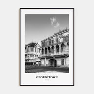 Georgetown, Guyana Portrait B&W Poster