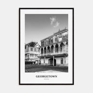 Georgetown, Guyana Portrait B&W Poster