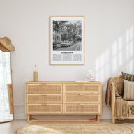 Georgetown, Washington DC Travel B&W Poster