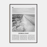 Georgia Coast Travel B&W Poster