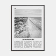 Georgia Coast Travel B&W Poster