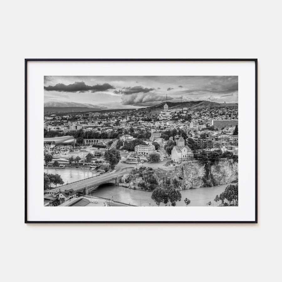Georgia (Country) Landscape B&W Poster
