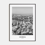 Georgia (Country) Portrait B&W Poster