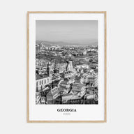 Georgia (Country) Portrait B&W Poster