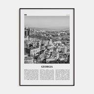 Georgia (Country) Travel B&W Poster