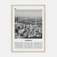 Georgia (Country) Travel B&W Poster