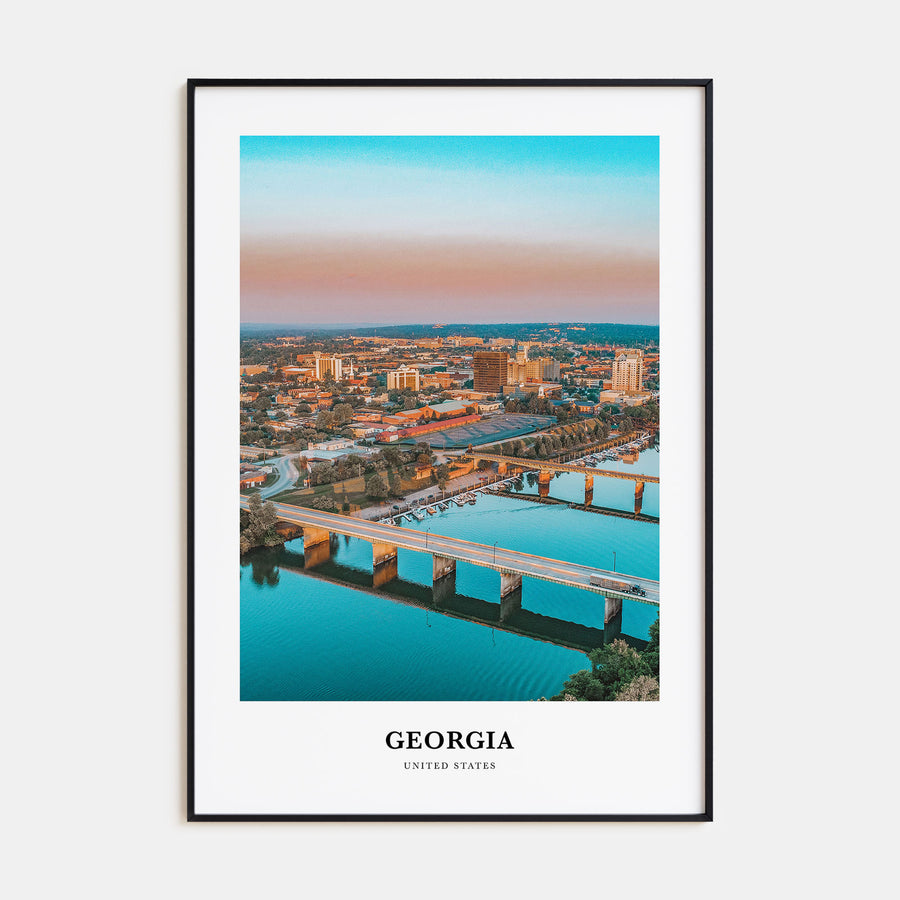 Georgia, United States Portrait Color Poster