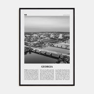 Georgia, United States Travel B&W No 2 Poster