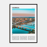 Georgia, United States Travel Color Poster