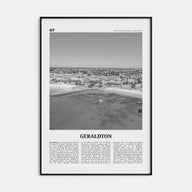 Geraldton Travel B&W Poster