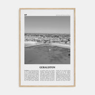 Geraldton Travel B&W Poster