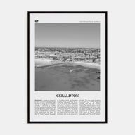 Geraldton Travel B&W Poster