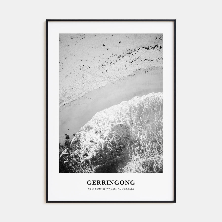 Gerringong Portrait B&W Poster
