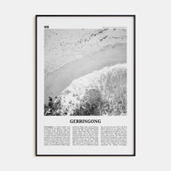 Gerringong Travel B&W Poster