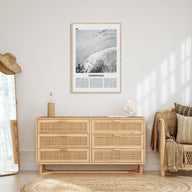 Gerringong Travel B&W Poster