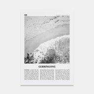 Gerringong Travel B&W Poster