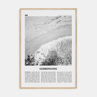 Gerringong Travel B&W Poster