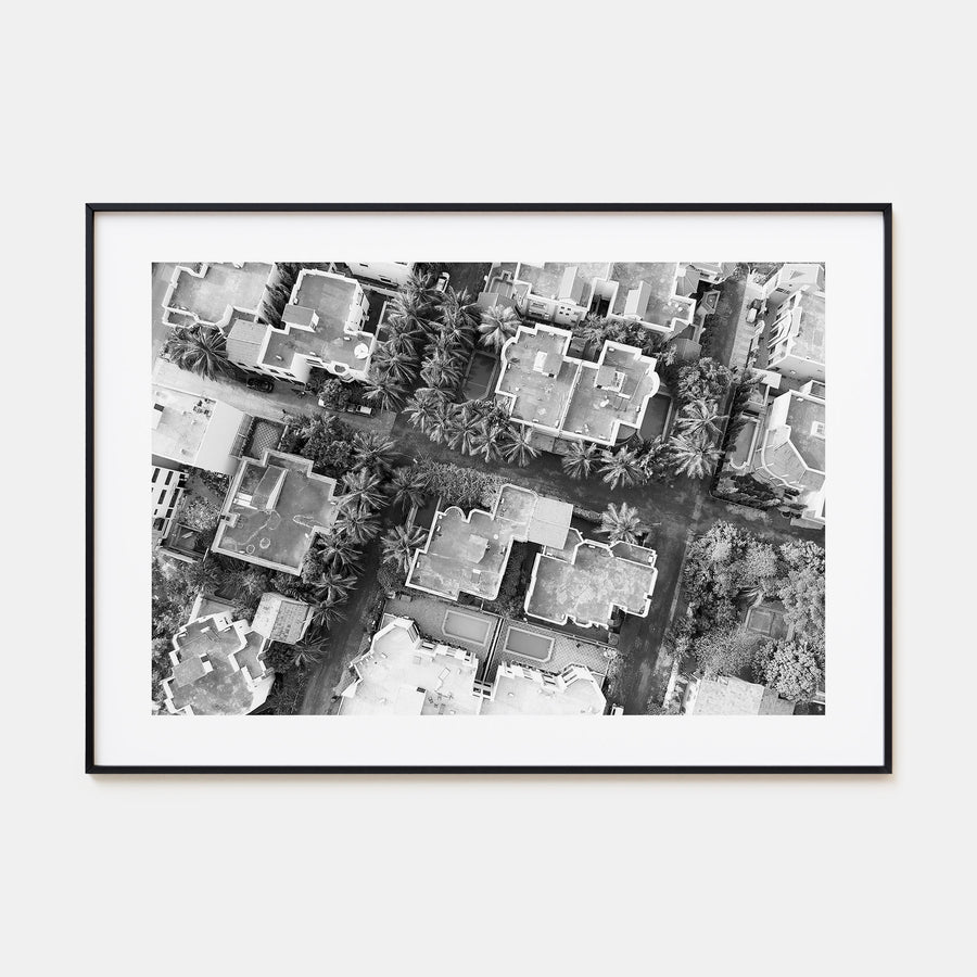 Ghana Landscape B&W Poster