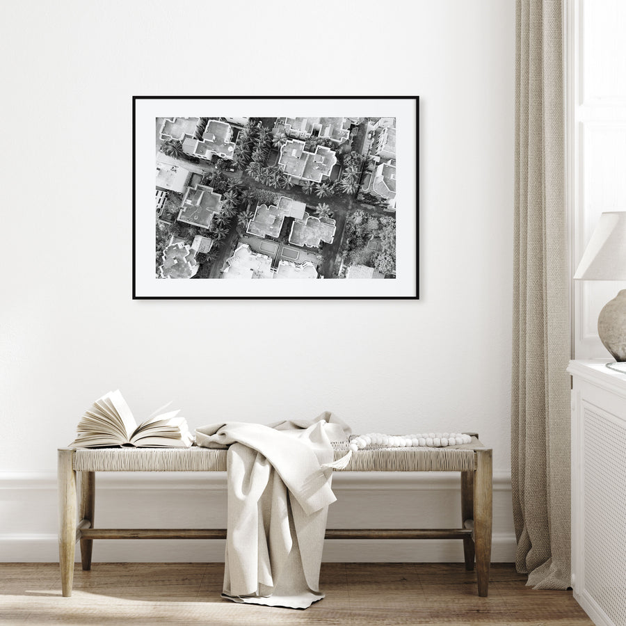 Ghana Landscape B&W Poster