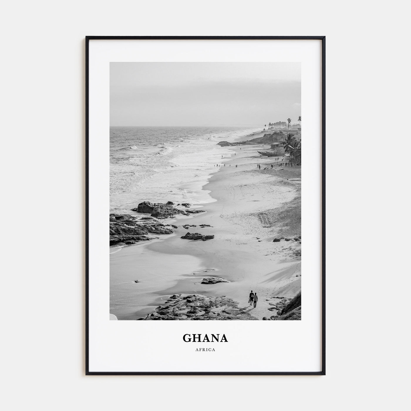 Ghana Portrait B&W No 1 Poster