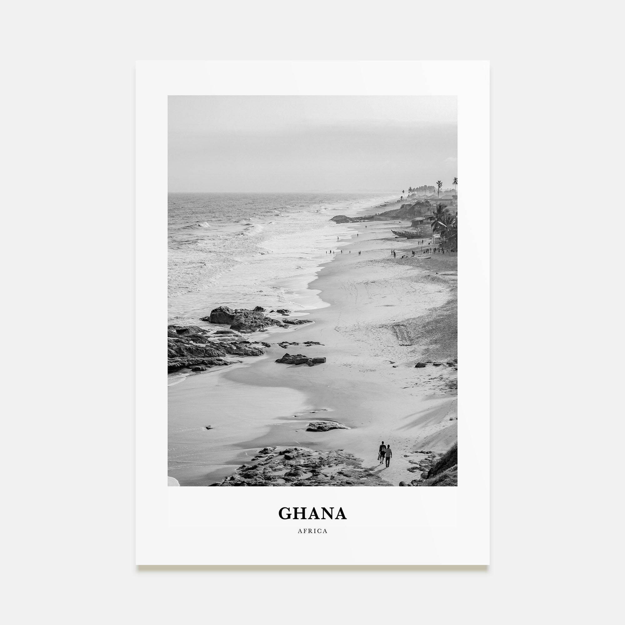 Ghana Portrait B&W No 1 Poster