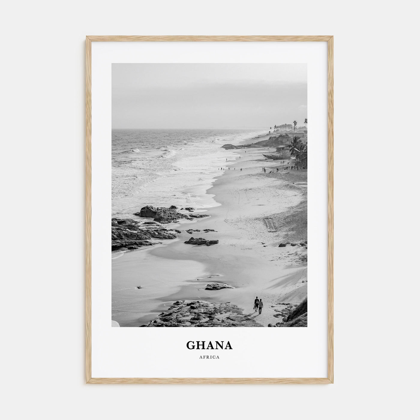 Ghana Portrait B&W No 1 Poster