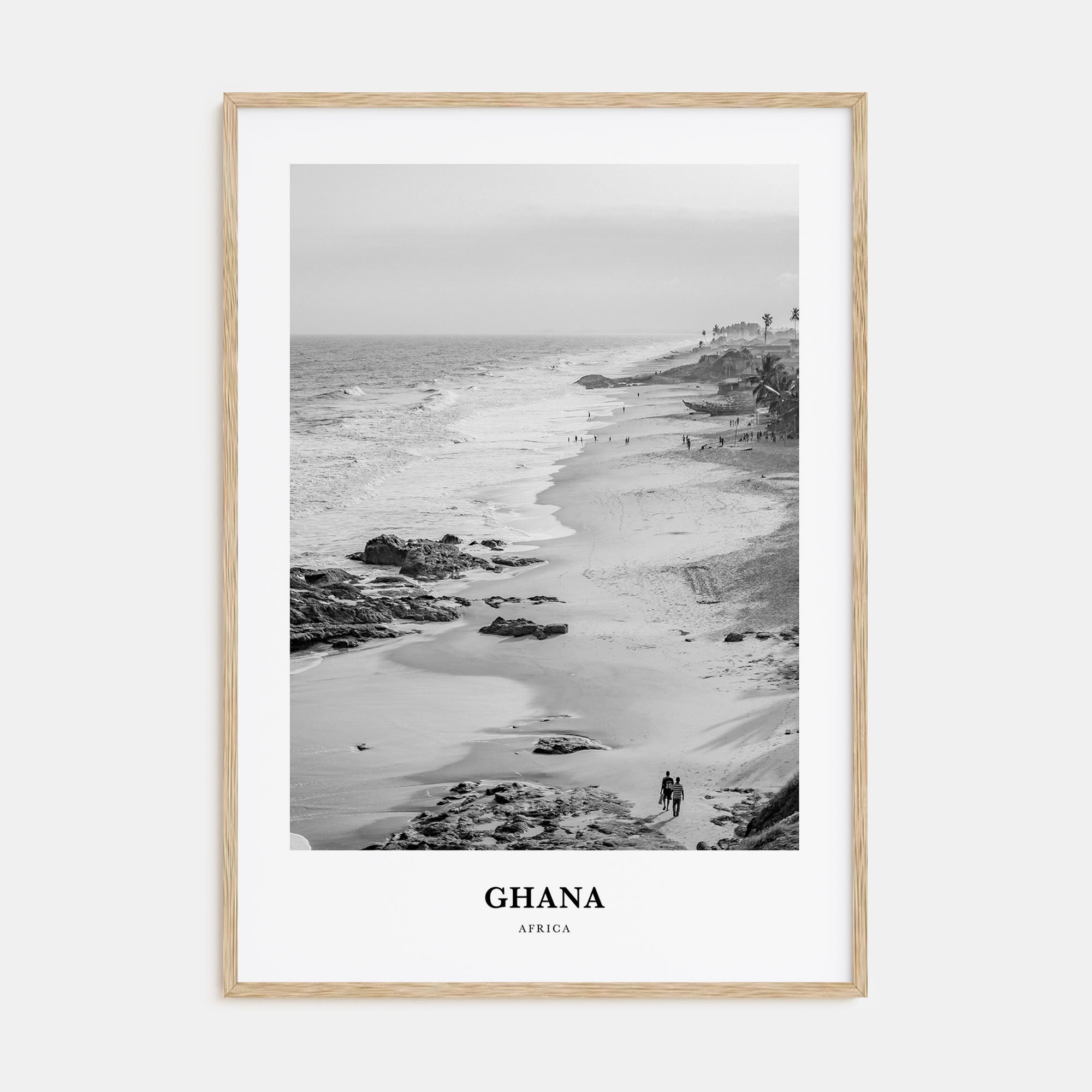 Ghana Portrait B&W No 1 Poster