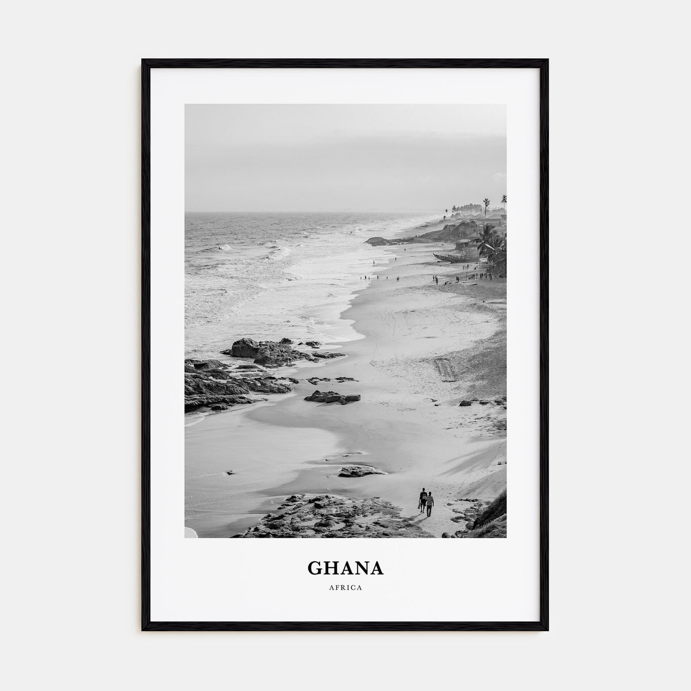 Ghana Portrait B&W No 1 Poster