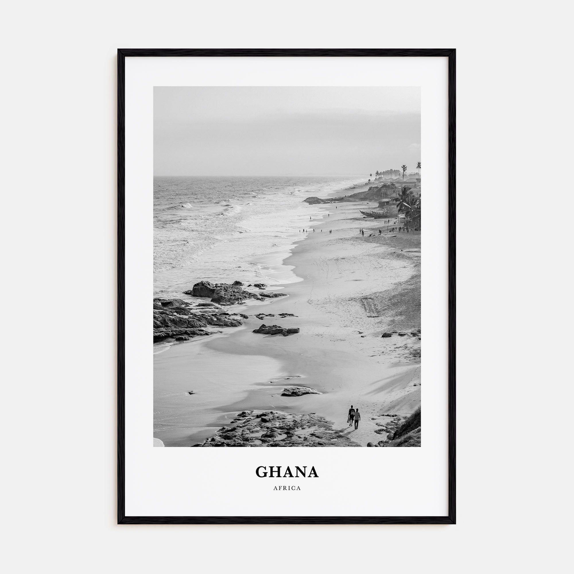 Ghana Portrait B&W No 1 Poster