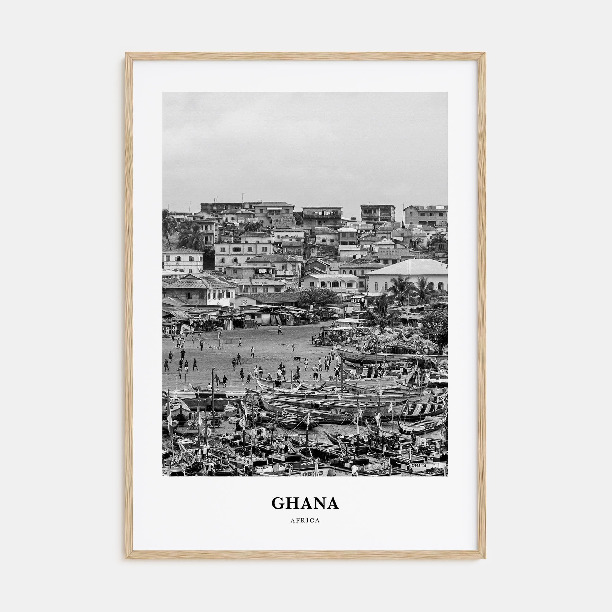 Ghana Portrait B&W No 2 Poster