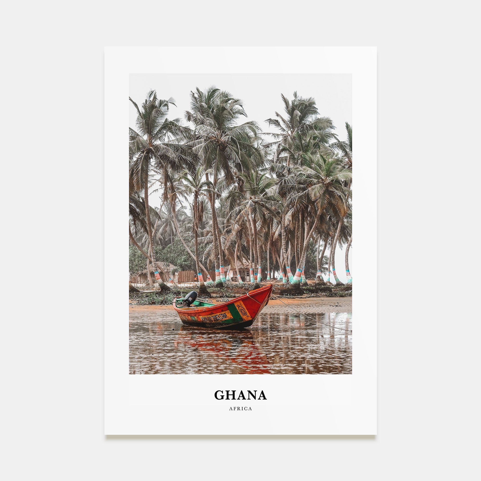 Ghana Portrait Color No 1 Poster