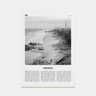 Ghana Travel B&W No 2 Poster