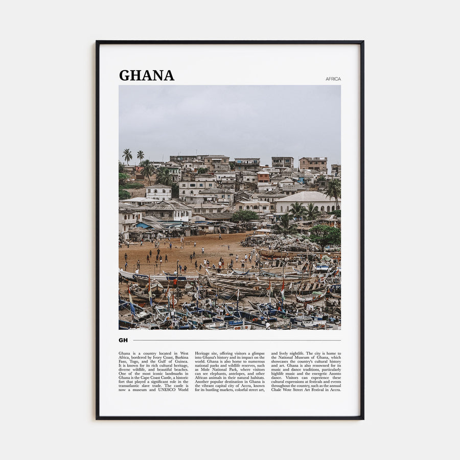 Ghana Travel Color No 2 Poster