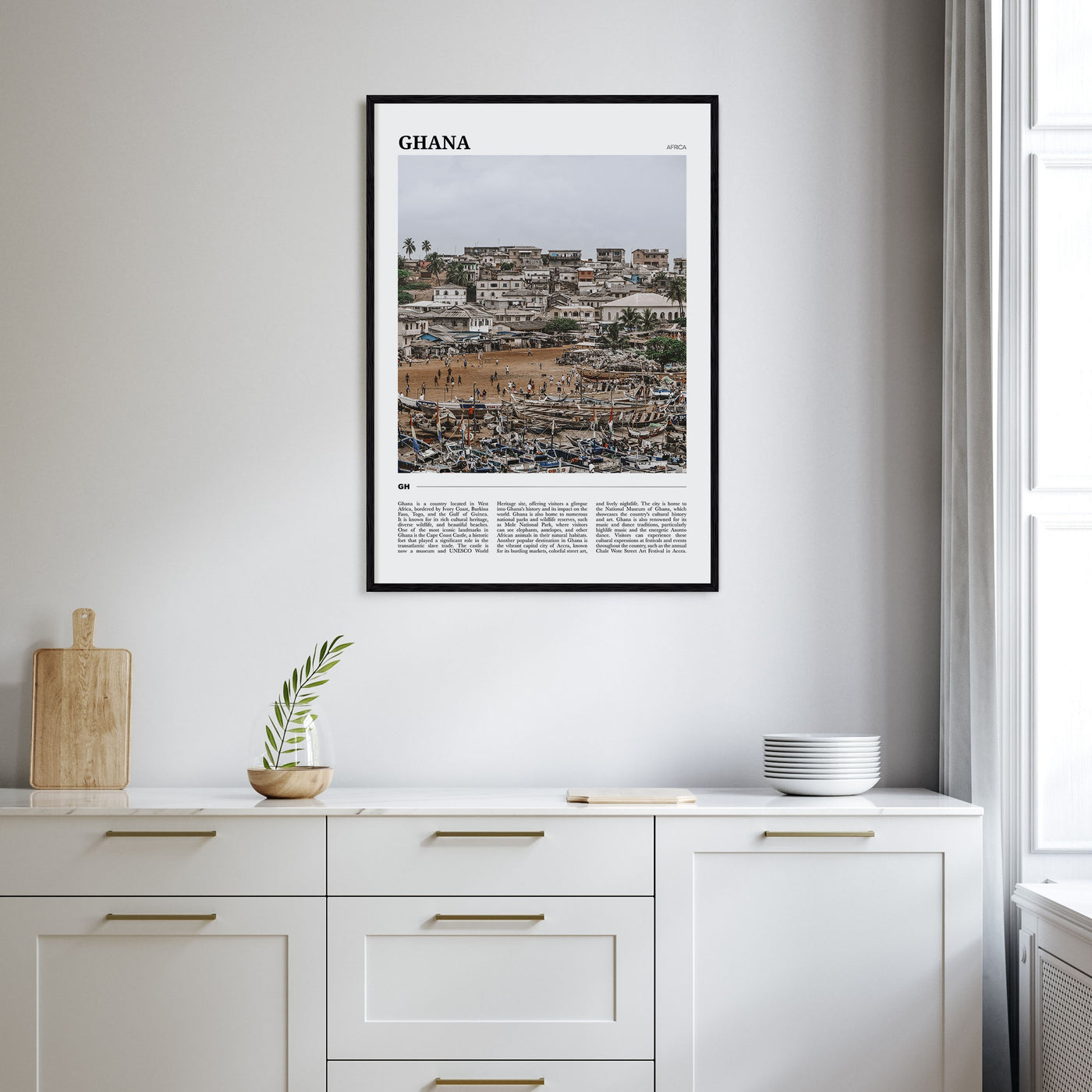 Ghana Travel Color No 2 Poster