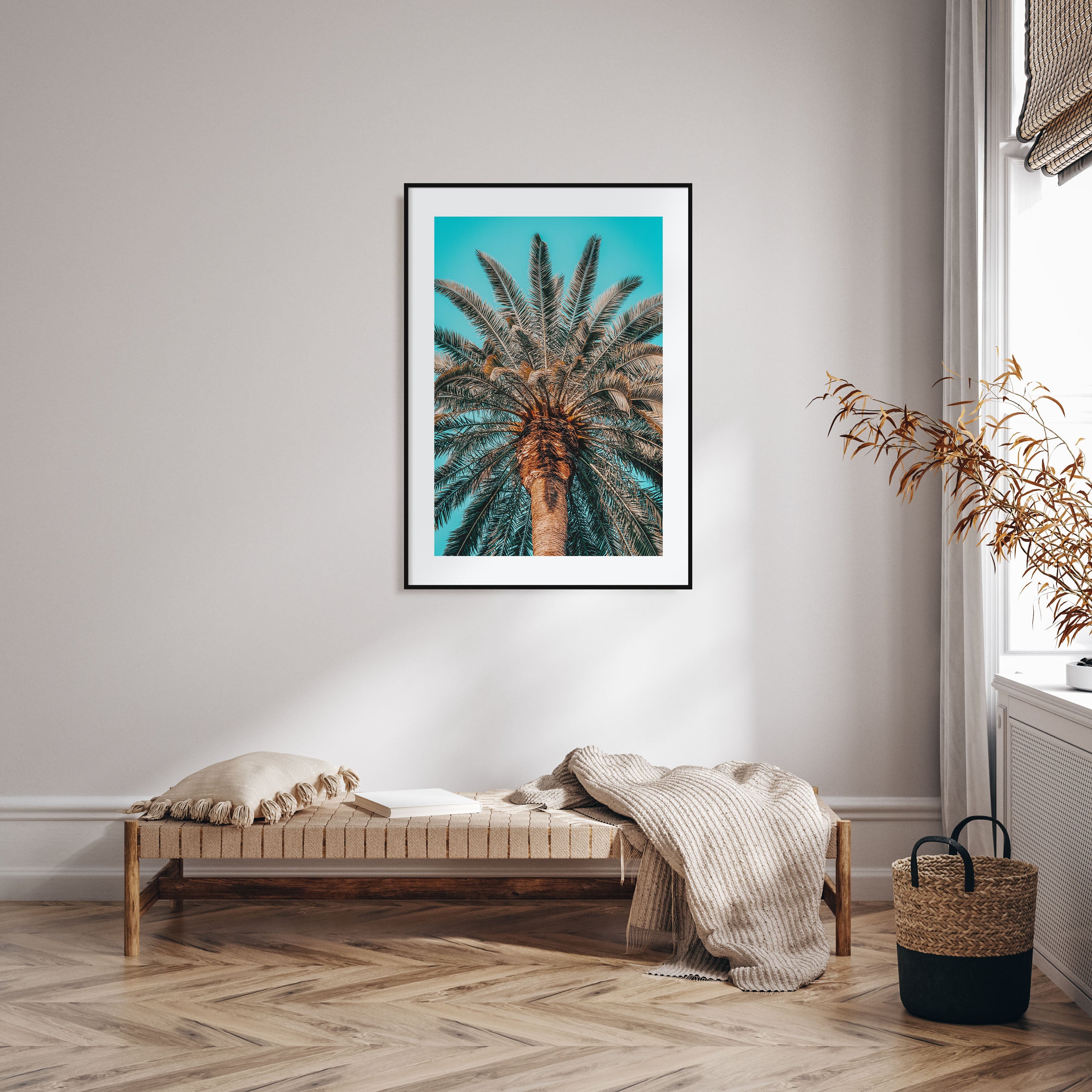 Giant Palm Tree Photo Color Poster